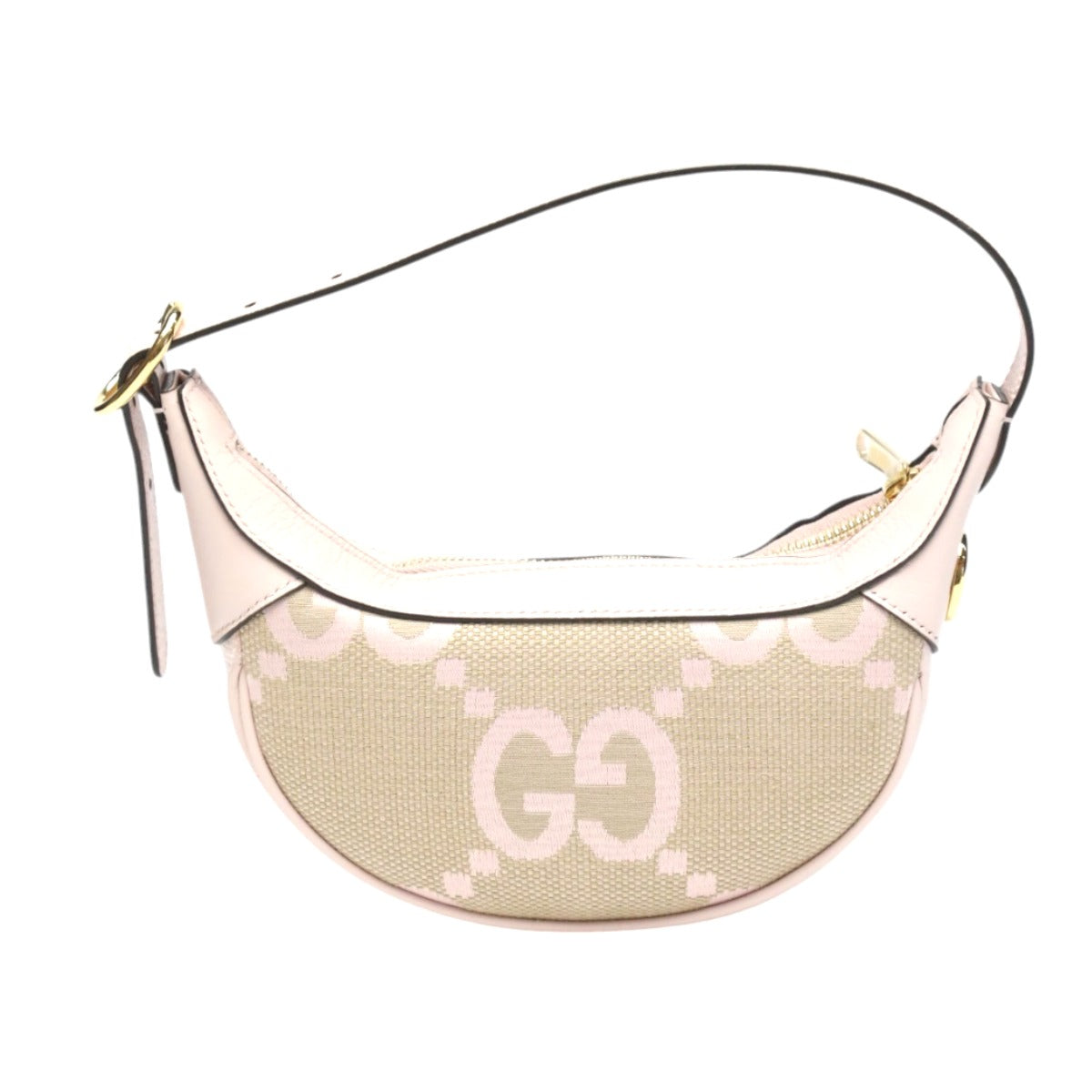 グッチ GUCCI ハンドバッグ
 ワンショルダー オフィディア ジャンボGG ミニバック GGキャンバス ‎658551 ピンク 【SS】
 【中古】