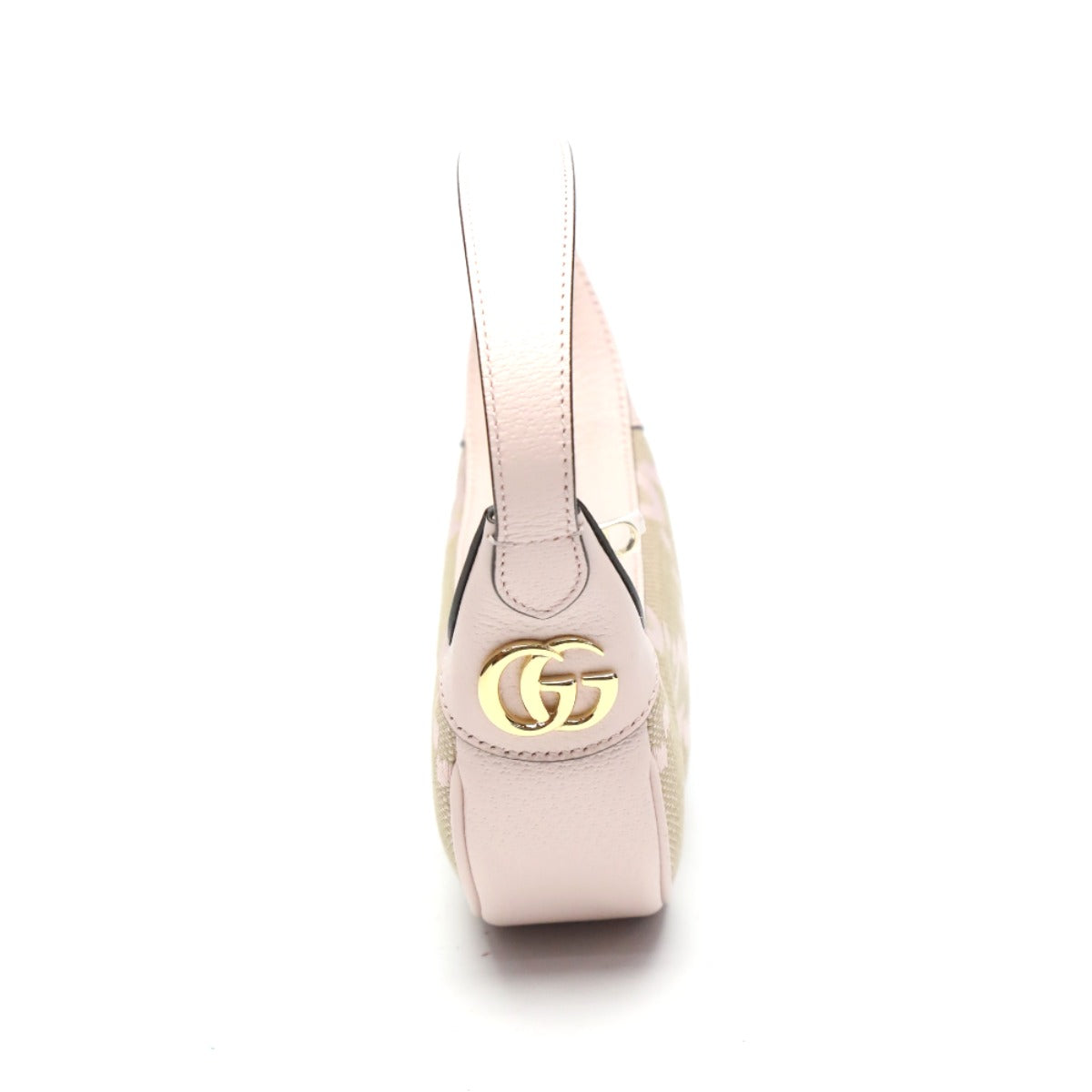 グッチ GUCCI ハンドバッグ
 ワンショルダー オフィディア ジャンボGG ミニバック GGキャンバス ‎658551 ピンク 【SS】
 【中古】