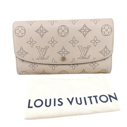 ルイヴィトン LOUIS VUITTON 長財布
 長財布 モノグラム ポルトフォイユ・イリス モノグラムマヒナ M60144 ガレ LV
 【SS】
 【中古】