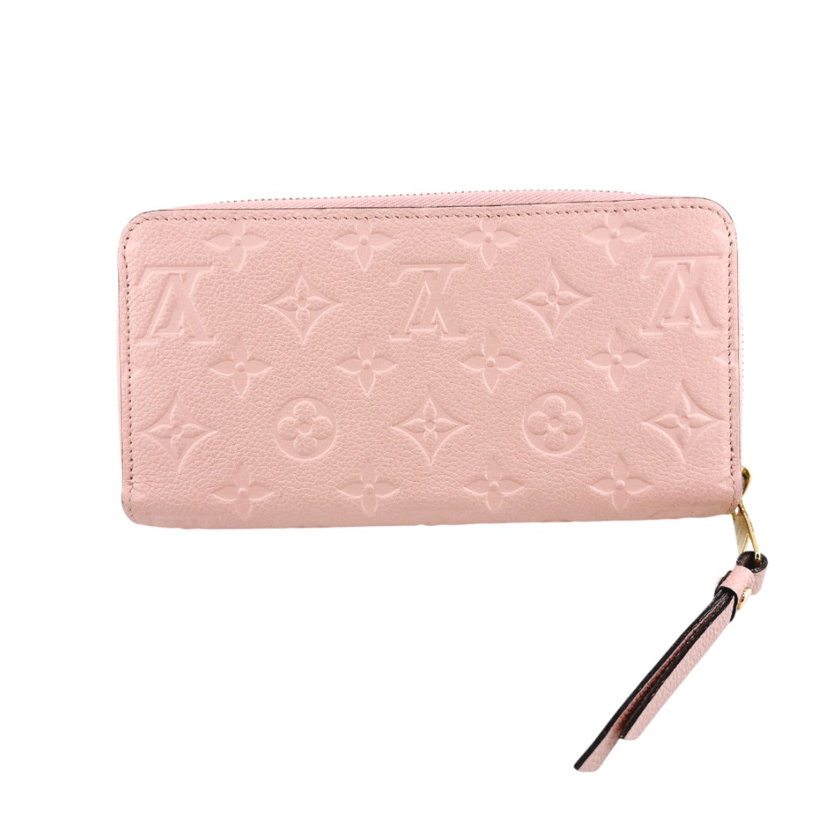ルイヴィトン LOUIS VUITTON 長財布
 ラウンドファスナー アンプラント ジッピーウォレット モノグラムアンプラント M64090 ローズプードル LV
 【SS】
 【中古】