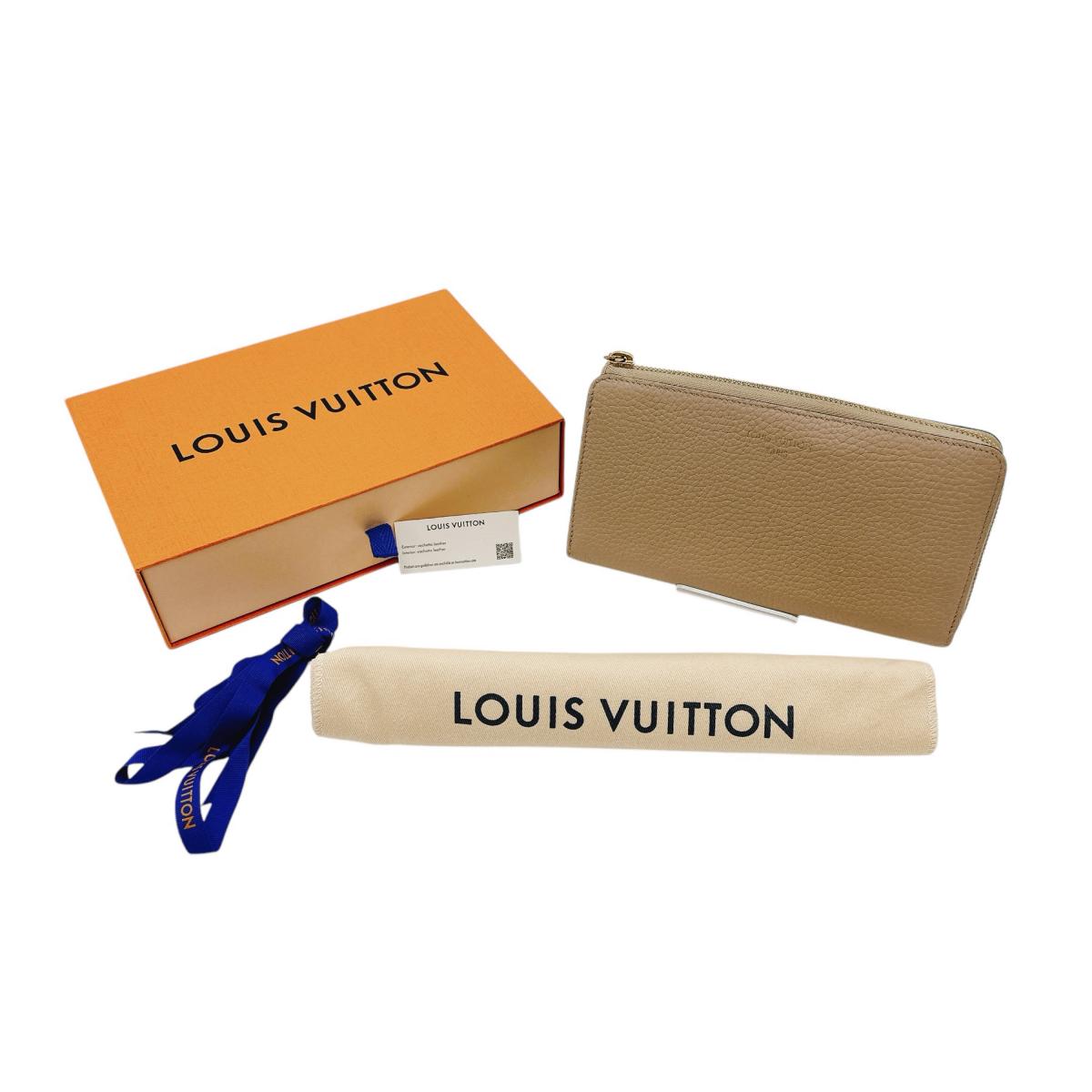 ルイヴィトン LOUIS VUITTON 長財布
 L字ファスナー トリヨンレザー ポルトフォイユ・コメット 牛革 M63104 ガレ LV
 【SS】
 【中古】