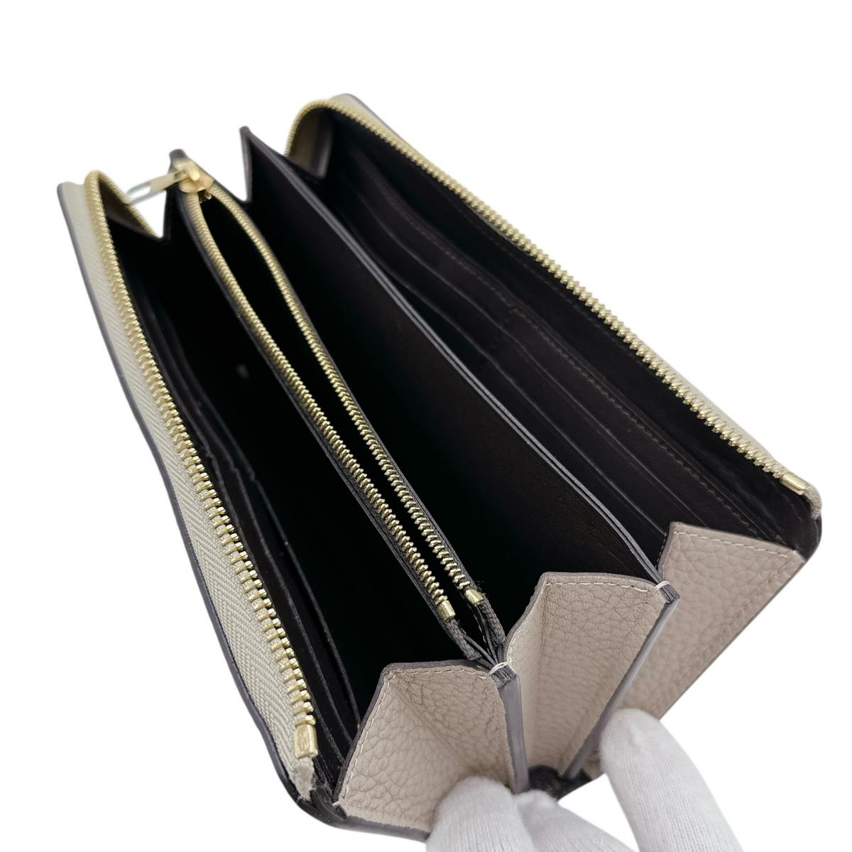 ルイヴィトン LOUIS VUITTON 長財布
 L字ファスナー トリヨンレザー ポルトフォイユ・コメット 牛革 M63104 ガレ LV
 【SS】
 【中古】