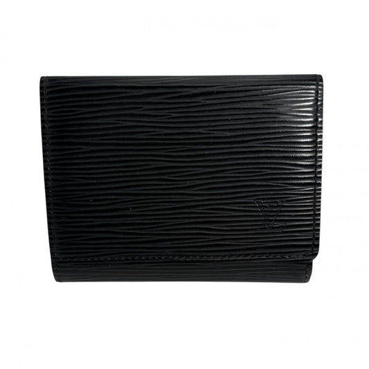 ルイヴィトン LOUIS VUITTON カードケース
 名刺入れ エピ アンヴェロップ カルト・ドゥ ヴィジット エピレザー M56582 ノワール LV
 【SS】
 【中古】