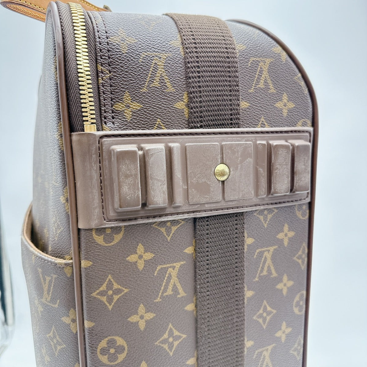 ルイヴィトン LOUIS VUITTON キャリーバッグ
 キャスター付き旅行かばん モノグラム ペガス55 モノグラムキャンバス M23294 ブラウン LV
 【SS】
 【中古】