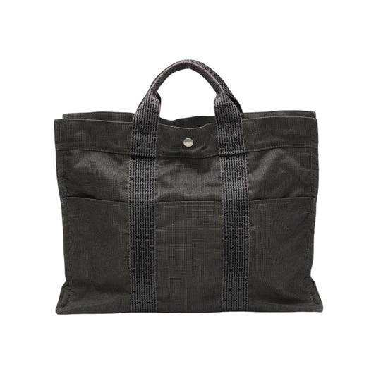 エルメス HERMES トートバッグ
 トートバッグ ビジネスバッグ エールライントートMM  キャンバス グレー 【SS】
 【中古】