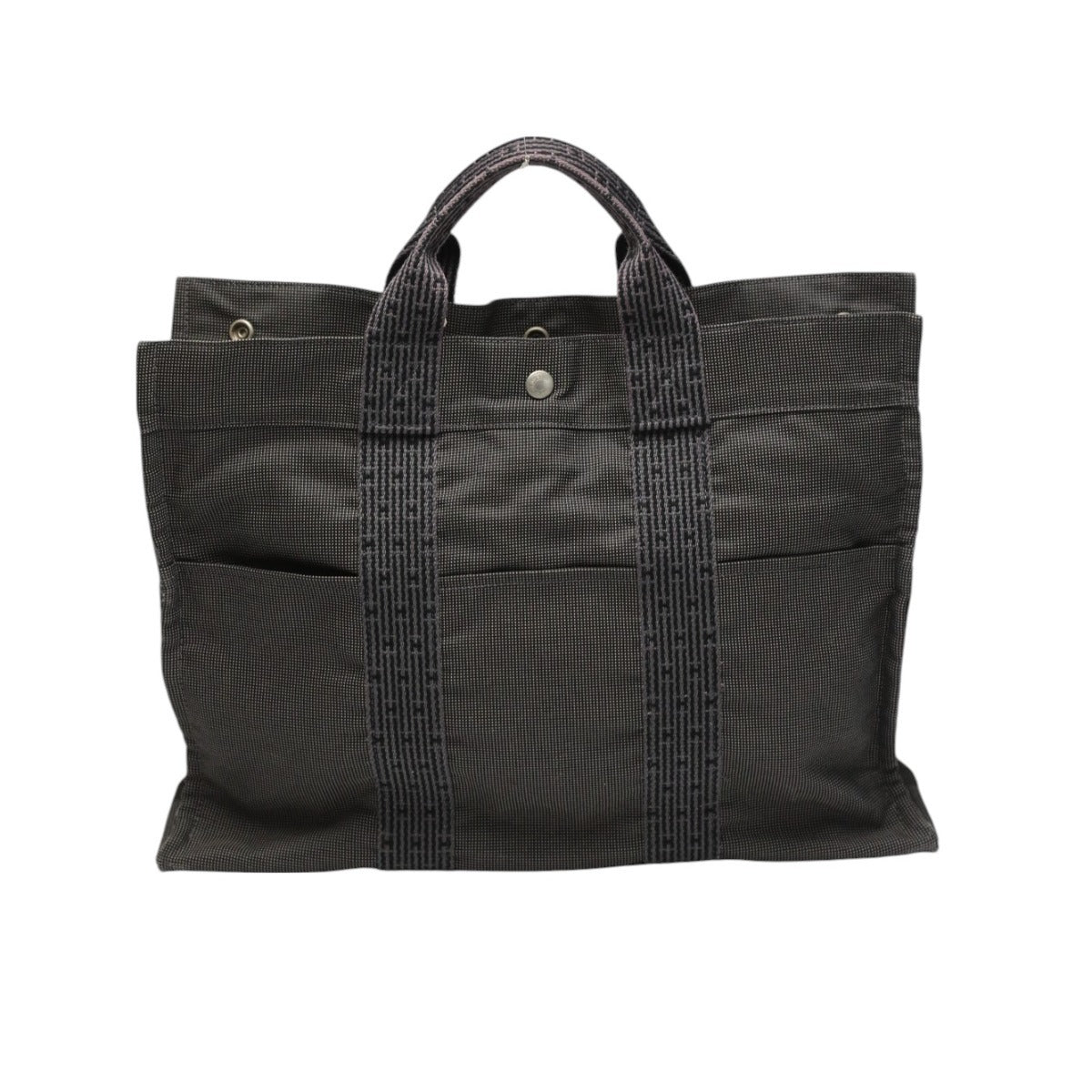 エルメス HERMES トートバッグ
 トートバッグ ビジネスバッグ エールライントートMM  キャンバス グレー 【SS】
 【中古】