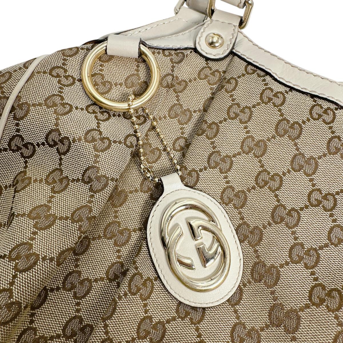 グッチ GUCCI トートバッグ
 トートバッグ GGキャンバス スーキーバッグ GGキャンバス 211944 ベージュ 【SS】
 【中古】