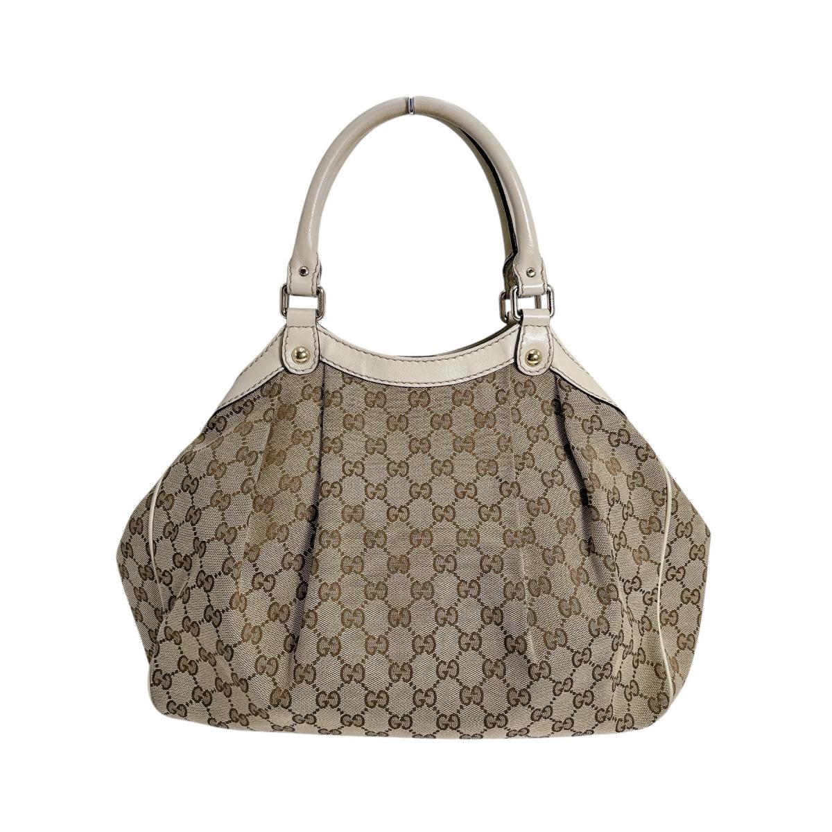グッチ GUCCI トートバッグ
 トートバッグ GGキャンバス スーキーバッグ GGキャンバス 211944 ベージュ 【SS】
 【中古】