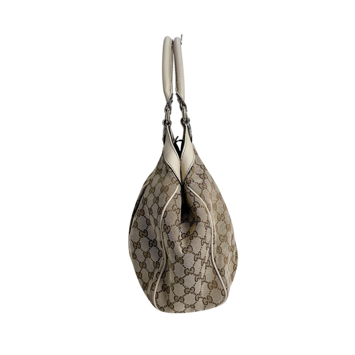 グッチ GUCCI トートバッグ
 トートバッグ GGキャンバス スーキーバッグ GGキャンバス 211944 ベージュ 【SS】
 【中古】