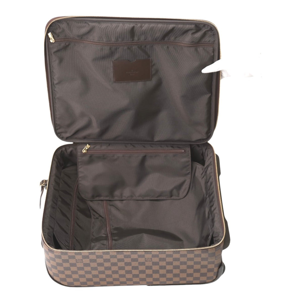 ルイヴィトン LOUIS VUITTON キャリーバッグ
 キャスター付き旅行かばん ダミエ ペガス45 ダミエキャンバス N23293 ブラウン LV
 【SS】
 【中古】