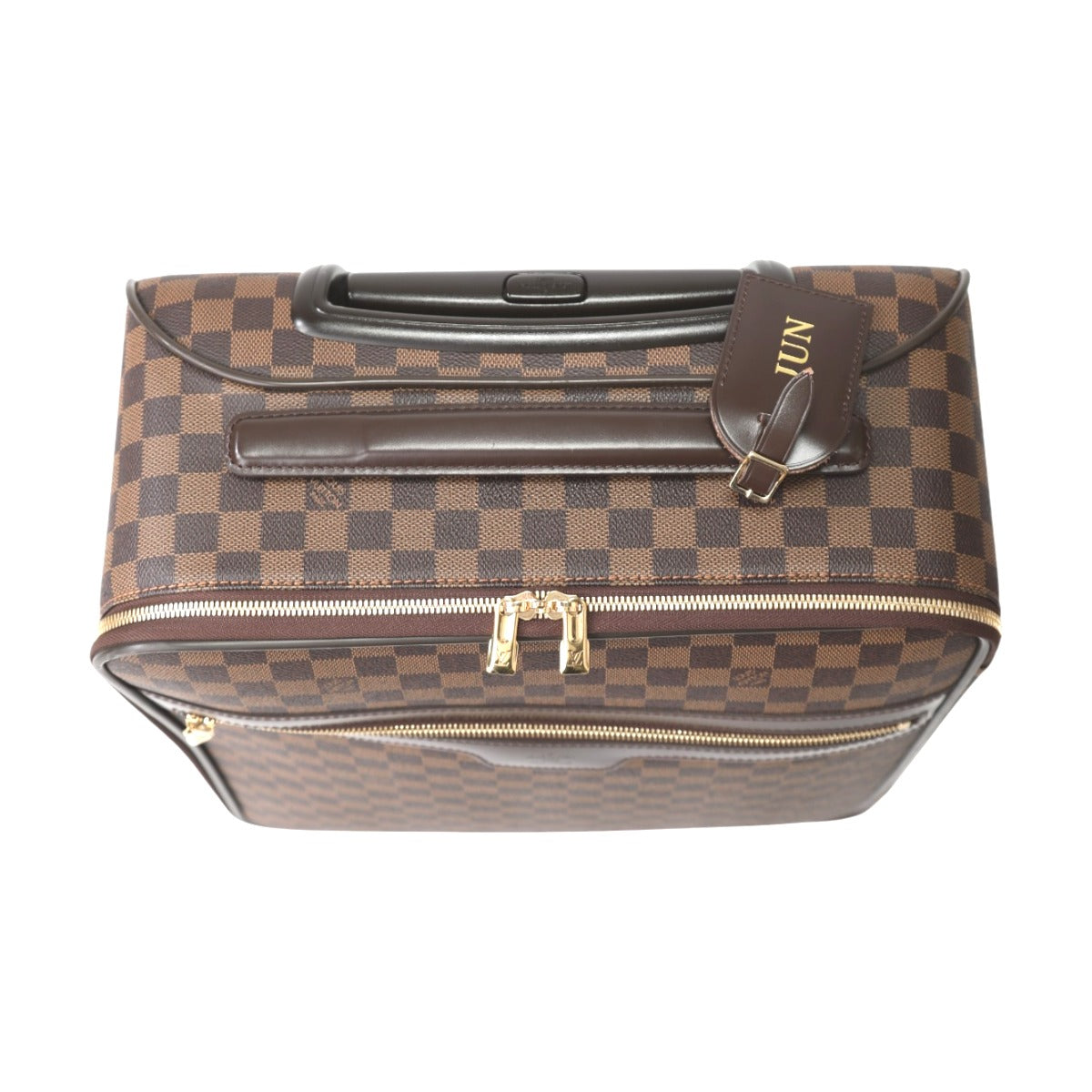 ルイヴィトン LOUIS VUITTON キャリーバッグ
 キャスター付き旅行かばん ダミエ ペガス45 ダミエキャンバス N23293 ブラウン LV
 【SS】
 【中古】