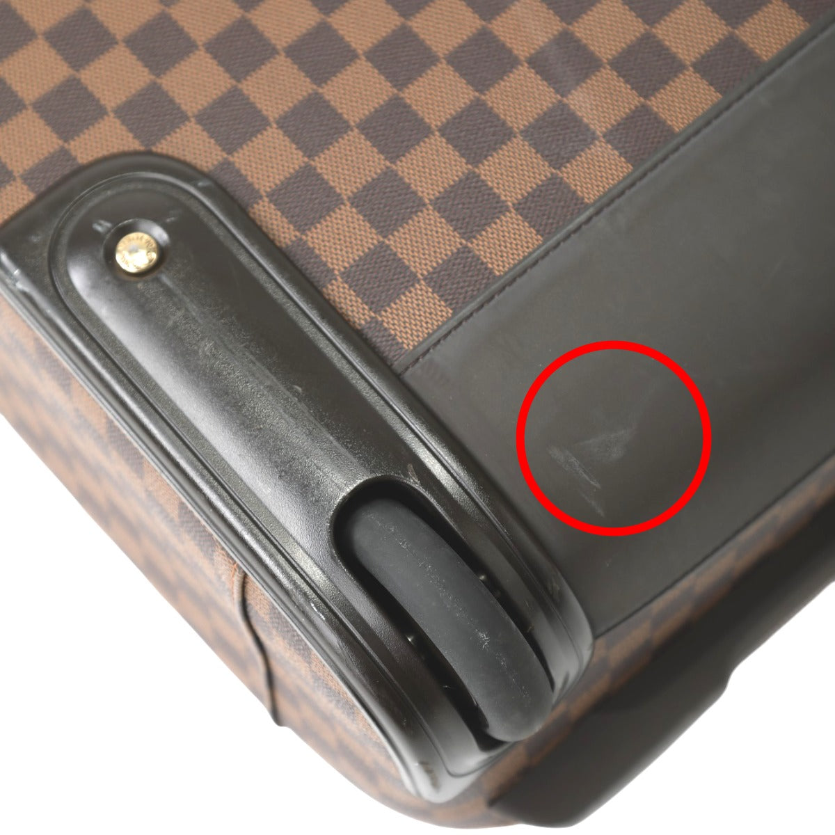 ルイヴィトン LOUIS VUITTON キャリーバッグ
 キャスター付き旅行かばん ダミエ ペガス45 ダミエキャンバス N23293 ブラウン LV
 【SS】
 【中古】