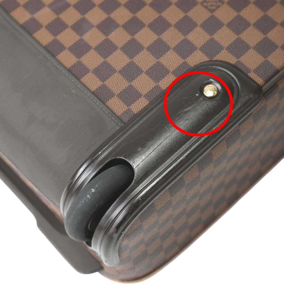 ルイヴィトン LOUIS VUITTON キャリーバッグ
 キャスター付き旅行かばん ダミエ ペガス45 ダミエキャンバス N23293 ブラウン LV
 【SS】
 【中古】