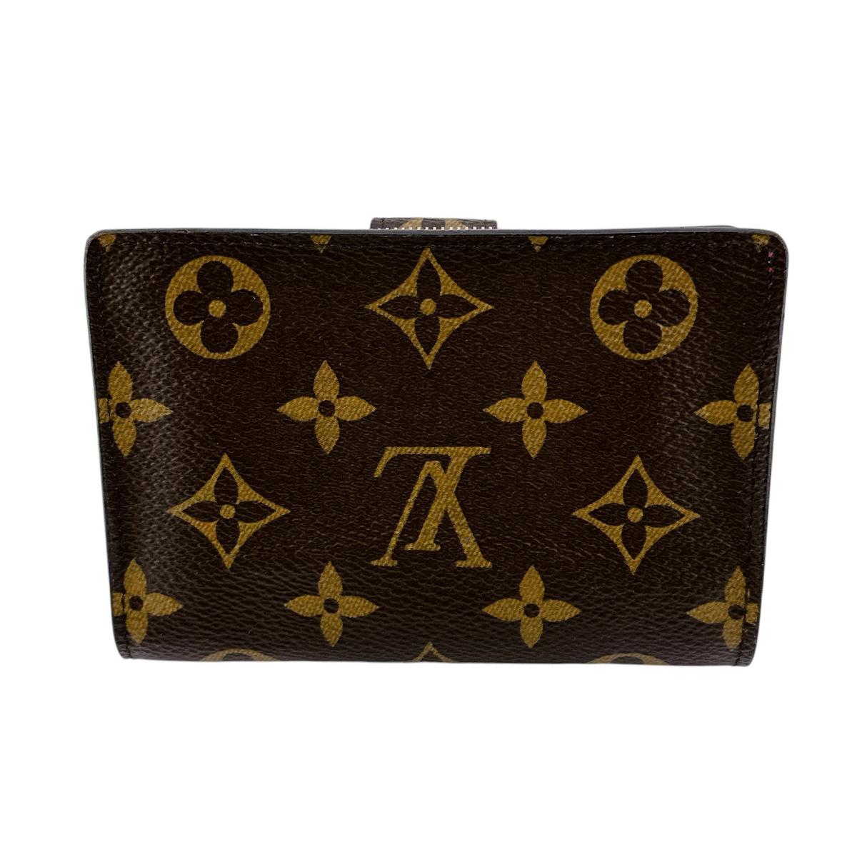 ルイヴィトン LOUIS VUITTON 二つ折り財布
 二つ折り財布 モノグラム ポルトフォイユ・ジュリエット モノグラムキャンバス M69433 フューシャ LV
 【SS】
 【中古】