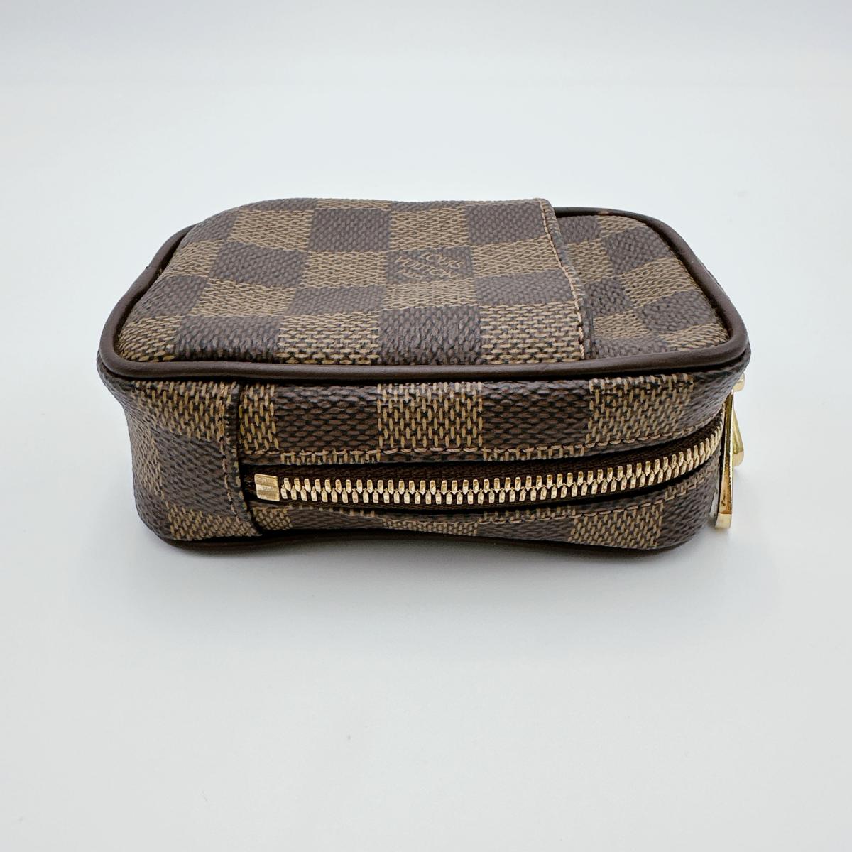 ルイヴィトン LOUIS VUITTON ポーチ
 ポーチ ダミエ エテュイ・オカピPM ダミエキャンバス N61738 ブラウン LV
 【SS】
 【中古】