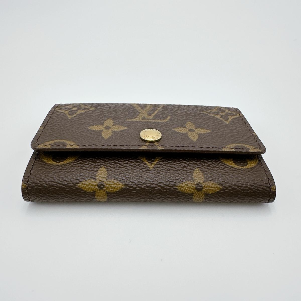 ルイヴィトン LOUIS VUITTON キーケース
 6本用キーケース モノグラム ミュルティクレ6 モノグラムキャンバス M62630 ブラウン LV
 【SS】
 【中古】