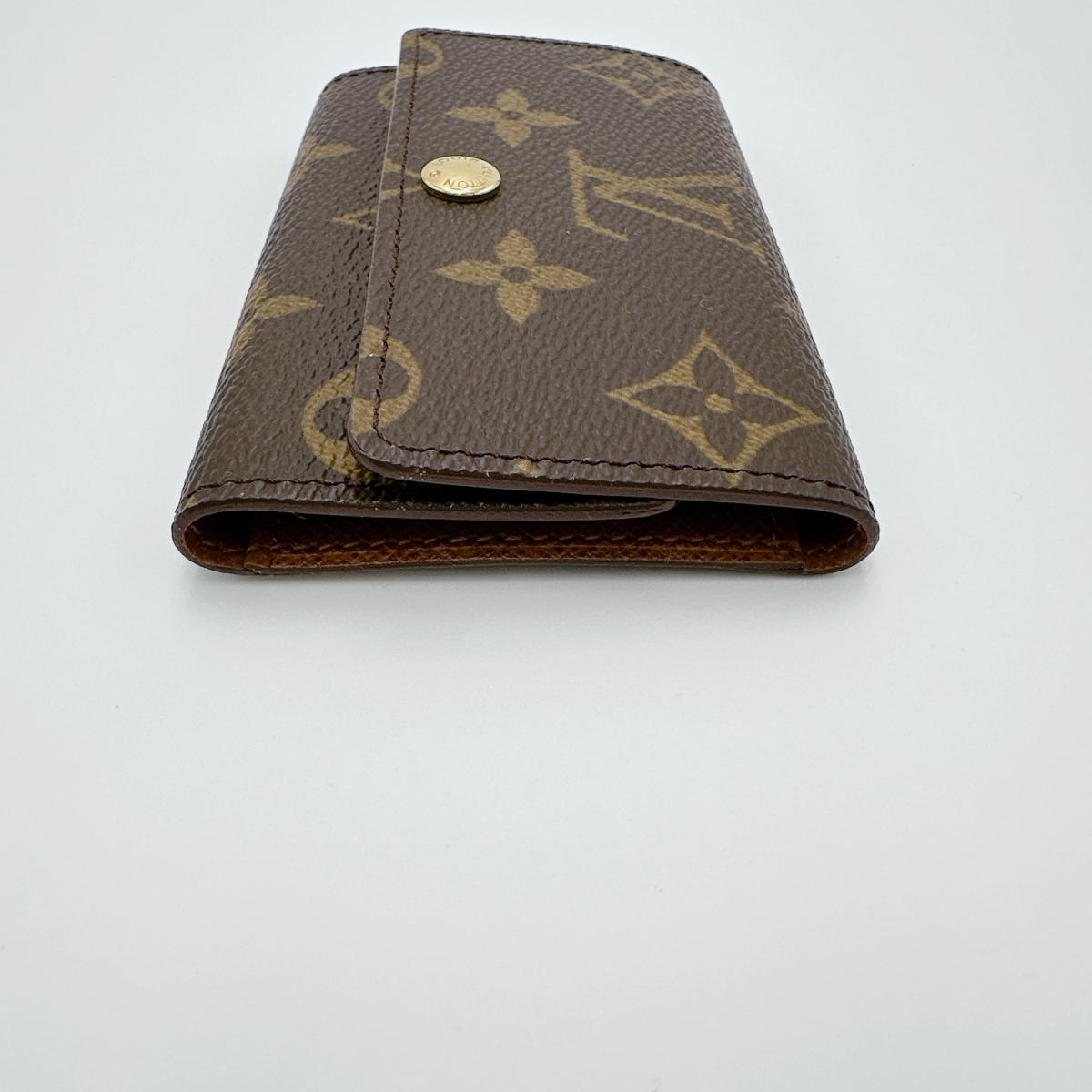ルイヴィトン LOUIS VUITTON キーケース
 6本用キーケース モノグラム ミュルティクレ6 モノグラムキャンバス M62630 ブラウン LV
 【SS】
 【中古】