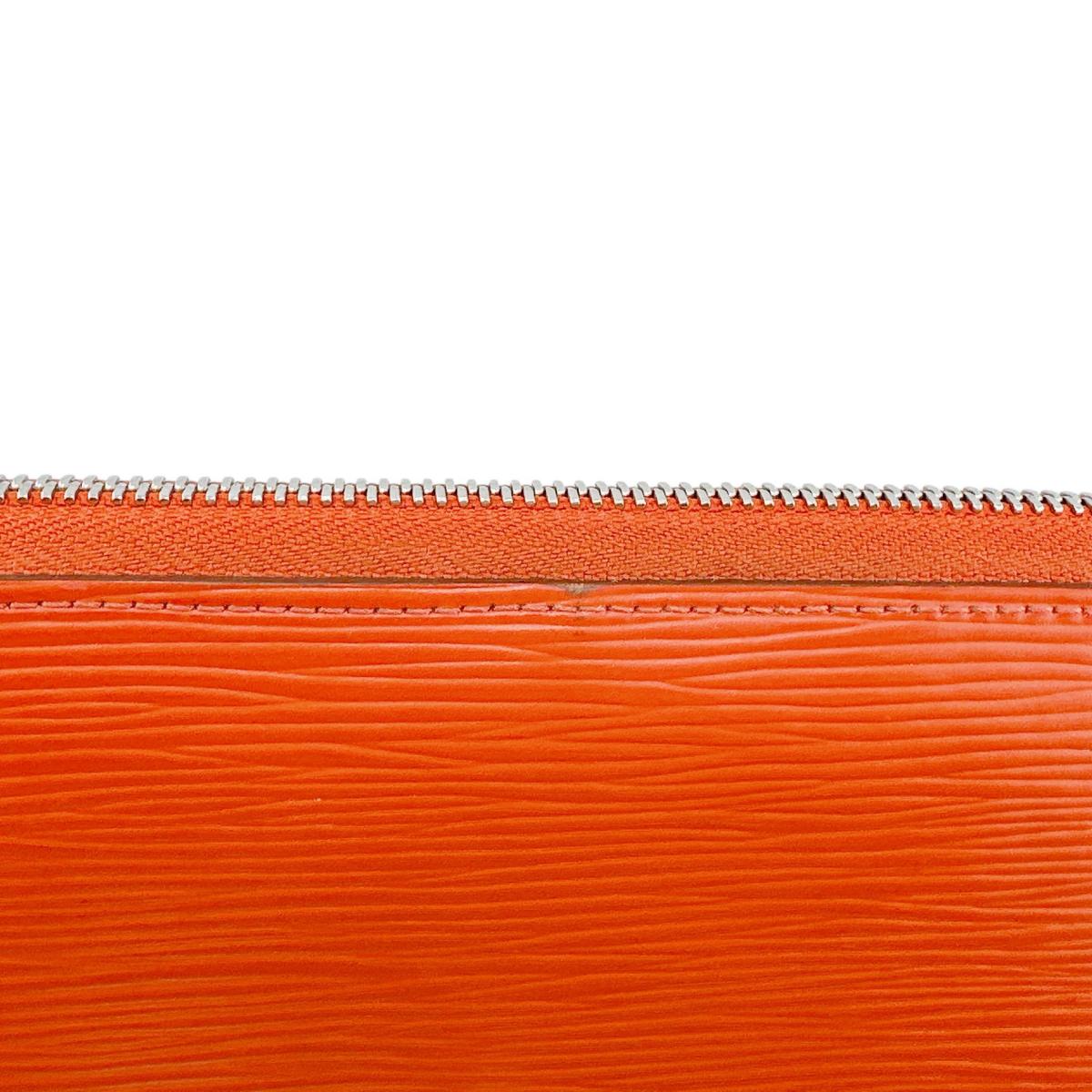 ルイヴィトン LOUIS VUITTON 長財布
 ラウンドファスナー エピ ジッピーウォレット エピレザー M60310 オレンジ LV
 【SS】
 【中古】