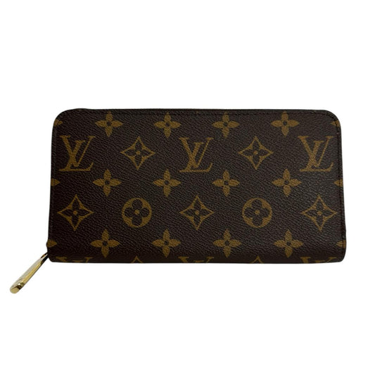 Louis Vuitton LOUIS VUITTON Long Wallet 
 Round Zipper Monogram Zippy Wallet Monogram Canvas M42616 Brown LV 
 【second hand】