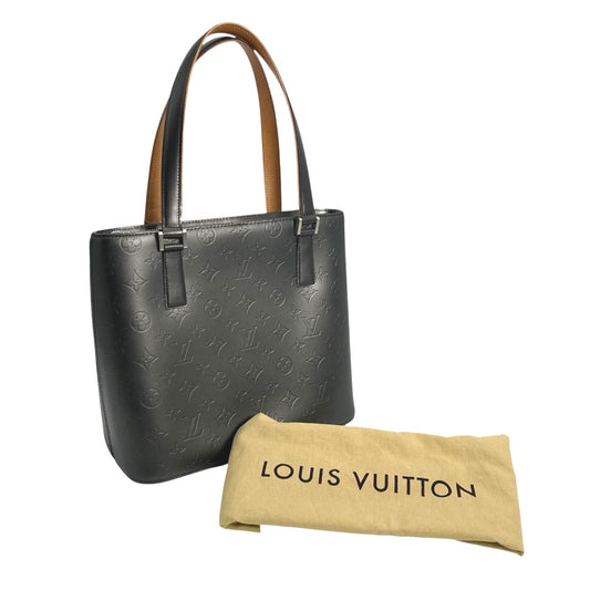 ルイヴィトン LOUIS VUITTON ハンドバッグ
 ハンドバッグ モノグラムマット ストックトン モノグラムマット M55112 ノワール LV
 【SS】
 【中古】