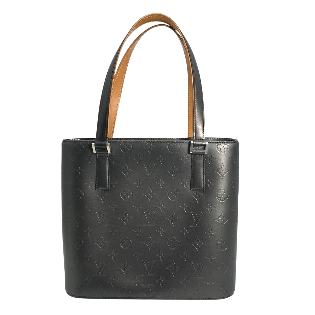 ルイヴィトン LOUIS VUITTON ハンドバッグ
 ハンドバッグ モノグラムマット ストックトン モノグラムマット M55112 ノワール LV
 【SS】
 【中古】