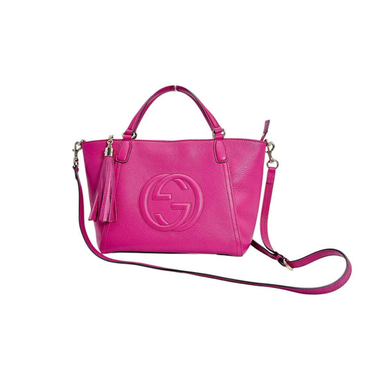 グッチ GUCCI ハンドバッグ
 ハンドバック 2WAYバッグ レザー 369176 カーフピンク 【SS】
 【中古】