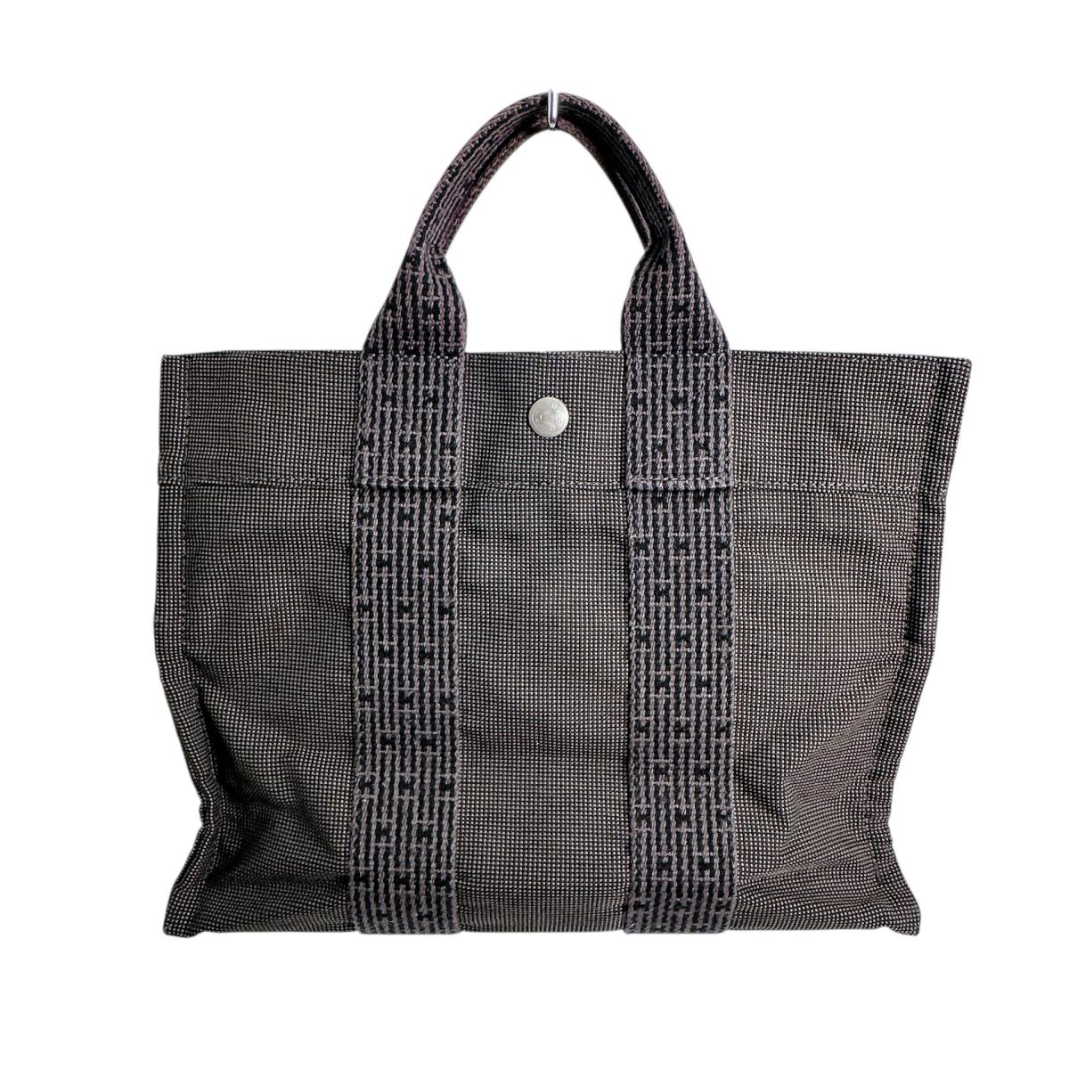 エルメス HERMES トートバッグ
 トートバッグ エールライン トートPM キャンバス グレー 【SS】
 【中古】