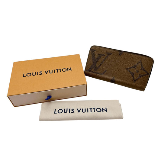 ルイヴィトン LOUIS VUITTON 長財布
 長財布 モノグラム  ジャイアントリバース モノグラムキャンバス M69353 ブラウン LV
 【SS】
 【中古】