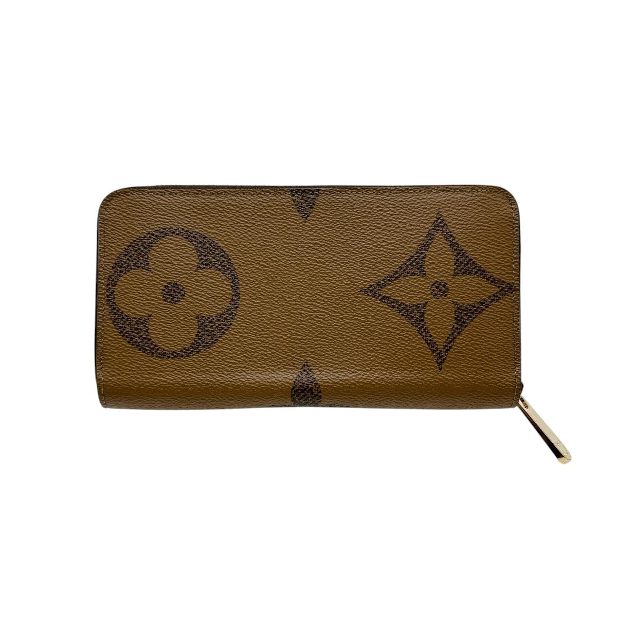 ルイヴィトン LOUIS VUITTON 長財布
 長財布 モノグラム  ジャイアントリバース モノグラムキャンバス M69353 ブラウン LV
 【SS】
 【中古】