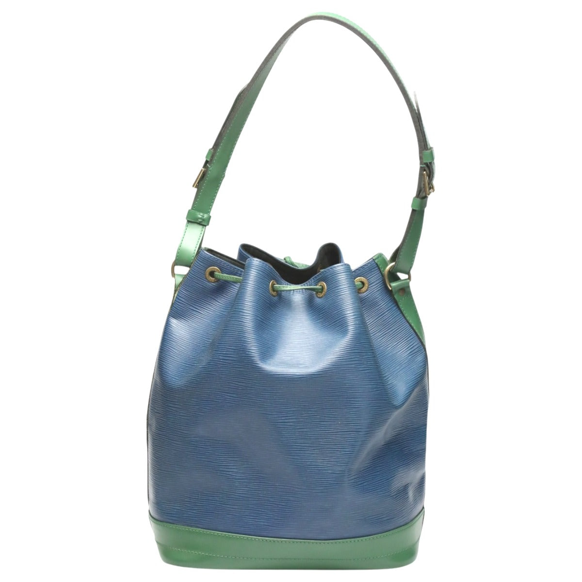 ルイヴィトン LOUIS VUITTON ショルダーバッグ
 巾着型 エピ ノエ エピレザー M44044 ブルー×グリーン LV
 【SS】
 【中古】