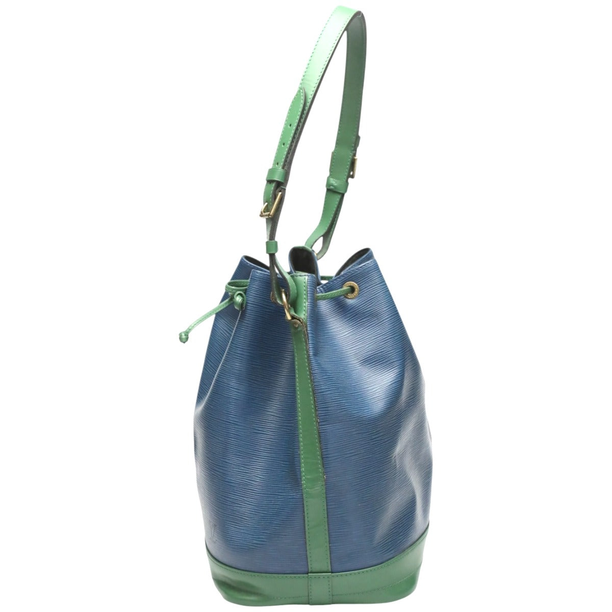 ルイヴィトン LOUIS VUITTON ショルダーバッグ
 巾着型 エピ ノエ エピレザー M44044 ブルー×グリーン LV
 【SS】
 【中古】