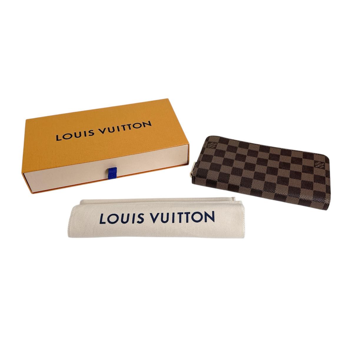 ルイヴィトン LOUIS VUITTON 長財布
 長財布 ダミエ ジッピーウォレット キャンバス N41661 エベヌ LV
 【SS】
 【中古】