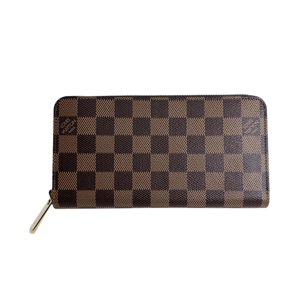 ルイヴィトン LOUIS VUITTON 長財布
 長財布 ダミエ ジッピーウォレット キャンバス N41661 エベヌ LV
 【SS】
 【中古】