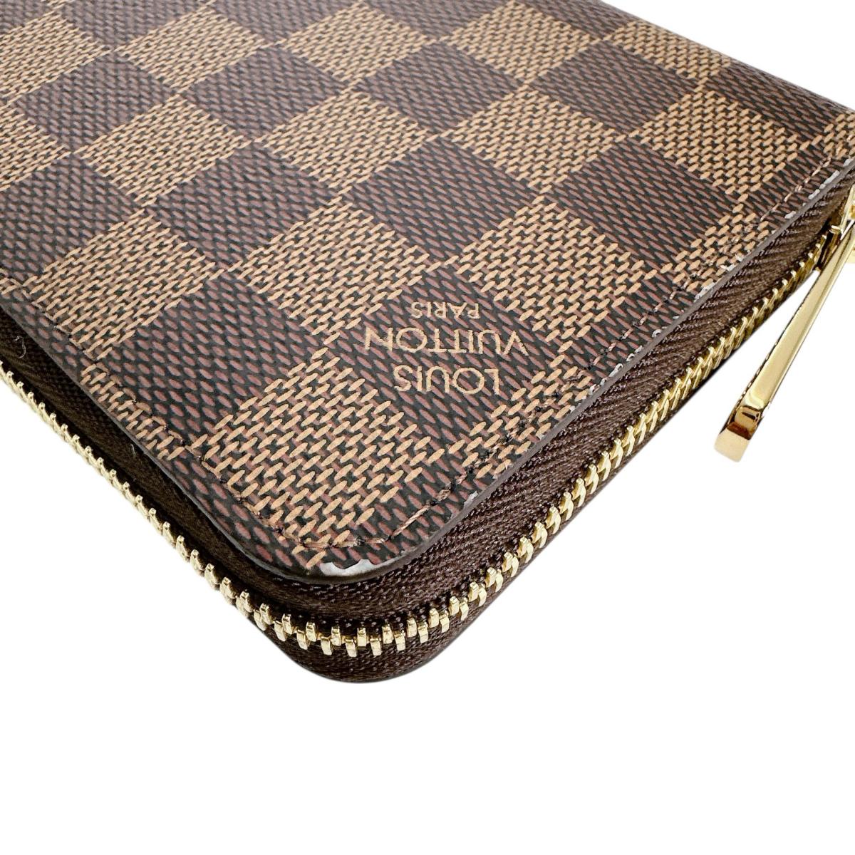 ルイヴィトン LOUIS VUITTON 長財布
 長財布 ダミエ ジッピーウォレット キャンバス N41661 エベヌ LV
 【SS】
 【中古】