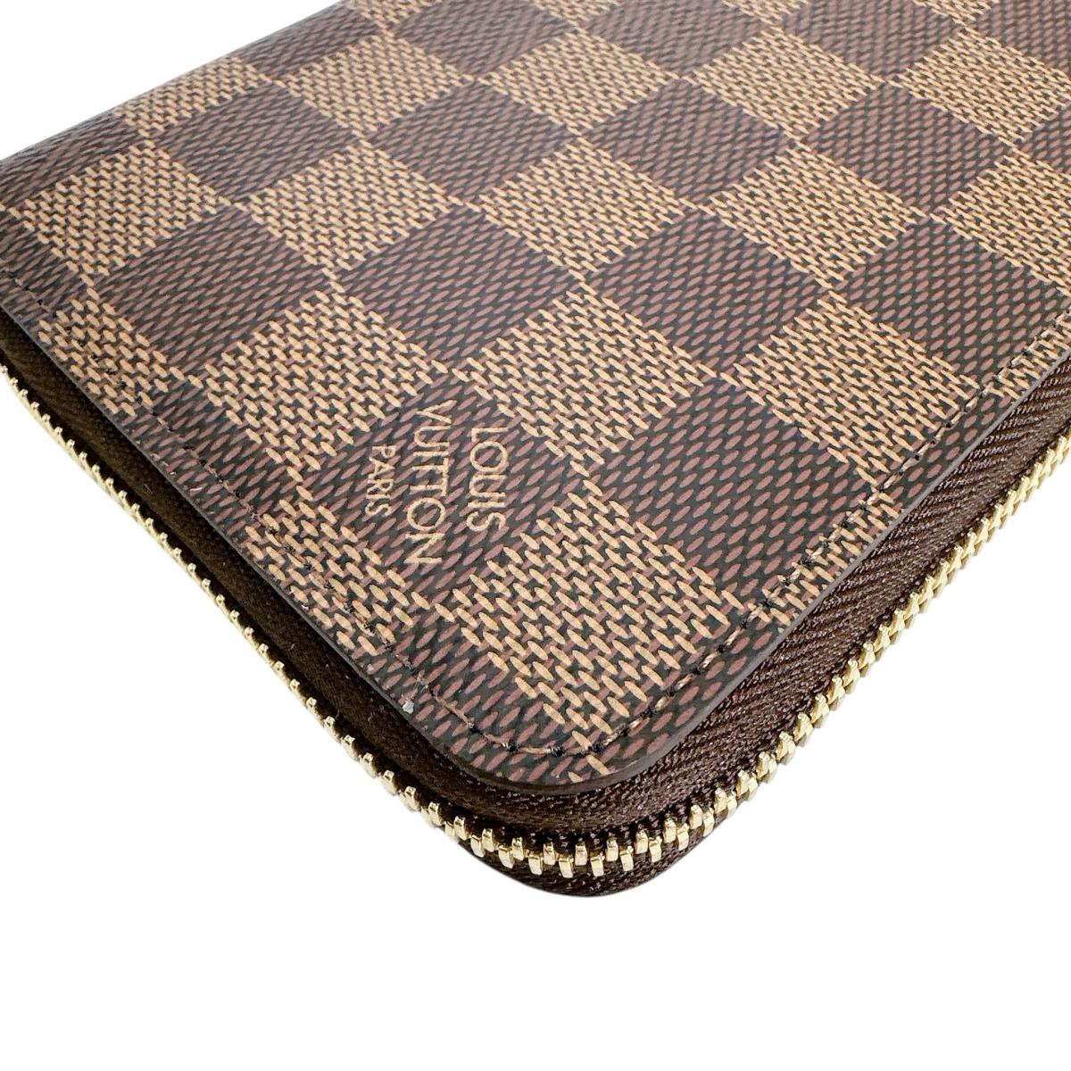 ルイヴィトン LOUIS VUITTON 長財布
 長財布 ダミエ ジッピーウォレット キャンバス N41661 エベヌ LV
 【SS】
 【中古】