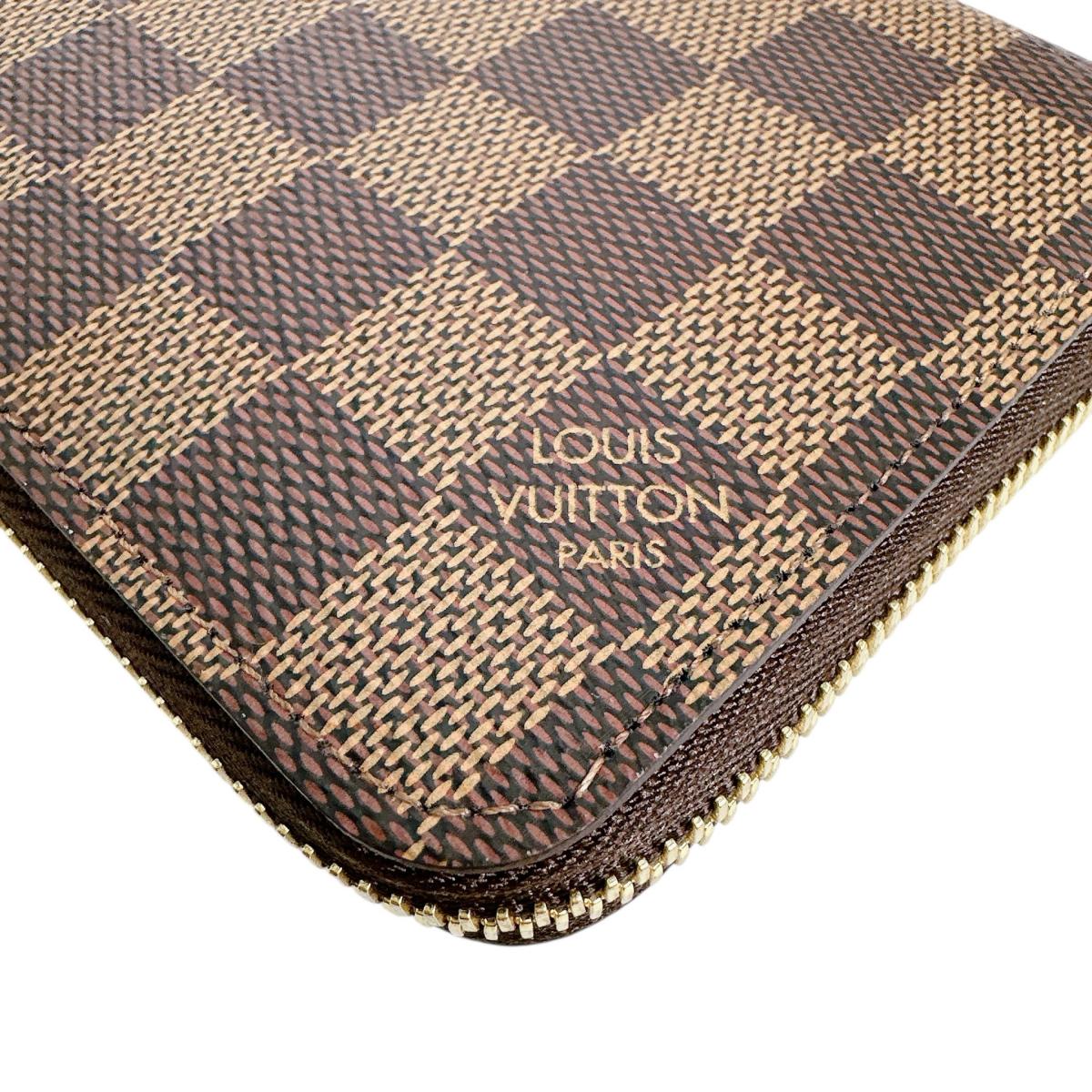 ルイヴィトン LOUIS VUITTON 長財布
 長財布 ダミエ ジッピーウォレット キャンバス N41661 エベヌ LV
 【SS】
 【中古】