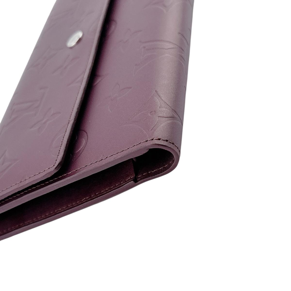 ルイヴィトン LOUIS VUITTON 長財布
 長財布 モノグラム ポルトトレゾールインターナショナル モノグラムマット M65106 ヴィオレ LV
 【SS】
 【中古】