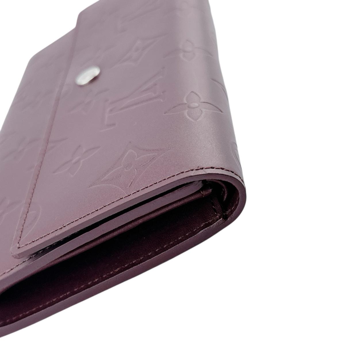 ルイヴィトン LOUIS VUITTON 長財布
 長財布 モノグラム ポルトトレゾールインターナショナル モノグラムマット M65106 ヴィオレ LV
 【SS】
 【中古】