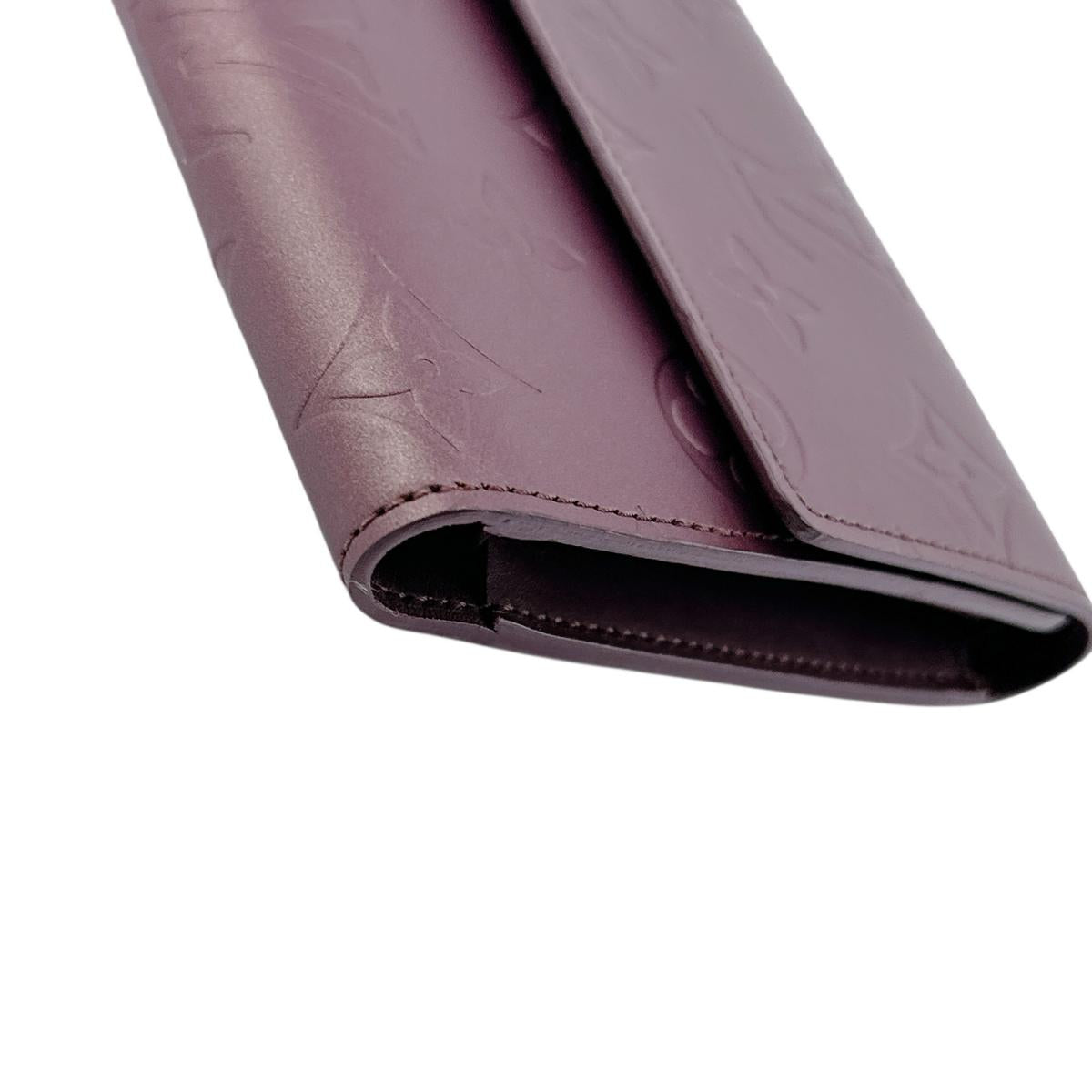 ルイヴィトン LOUIS VUITTON 長財布
 長財布 モノグラム ポルトトレゾールインターナショナル モノグラムマット M65106 ヴィオレ LV
 【SS】
 【中古】