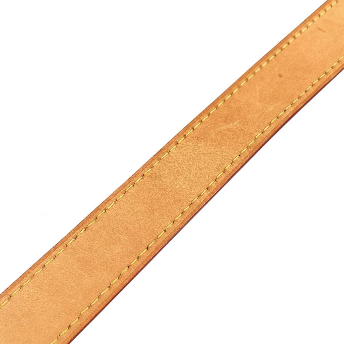 ルイヴィトン LOUIS VUITTON ショルダーストラップ
 ショルダーストラップ ヌメ革 バンドリエール ヌメ革 J00109 ベージュ LV
 【SS】
 【中古】