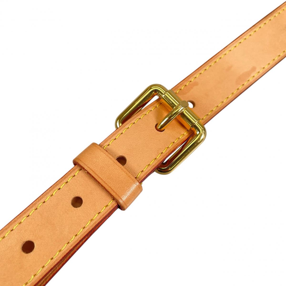ルイヴィトン LOUIS VUITTON ショルダーストラップ
 ショルダーストラップ ヌメ革 バンドリエール ヌメ革 J00109 ベージュ LV
 【SS】
 【中古】