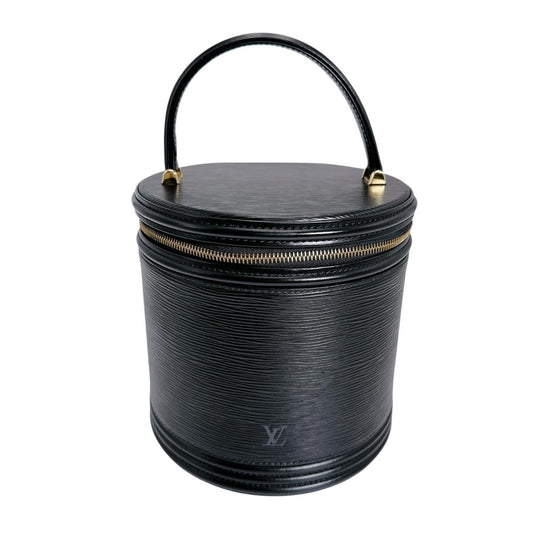 ルイヴィトン LOUIS VUITTON ハンドバッグ
 ハンドバッグ エピ カンヌ エピレザー M48032 ブラック LV
 【SS】
 【中古】