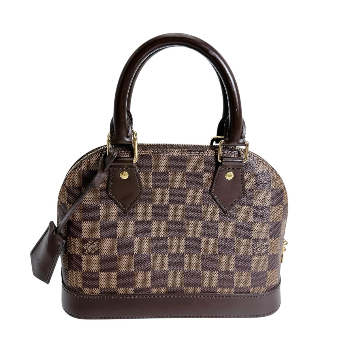 ルイヴィトン LOUIS VUITTON ハンドバッグ
 2WAYバッグ ダミエ アルマBB ダミエキャンバス N41221 ブラウン LV
 【SS】
 【中古】