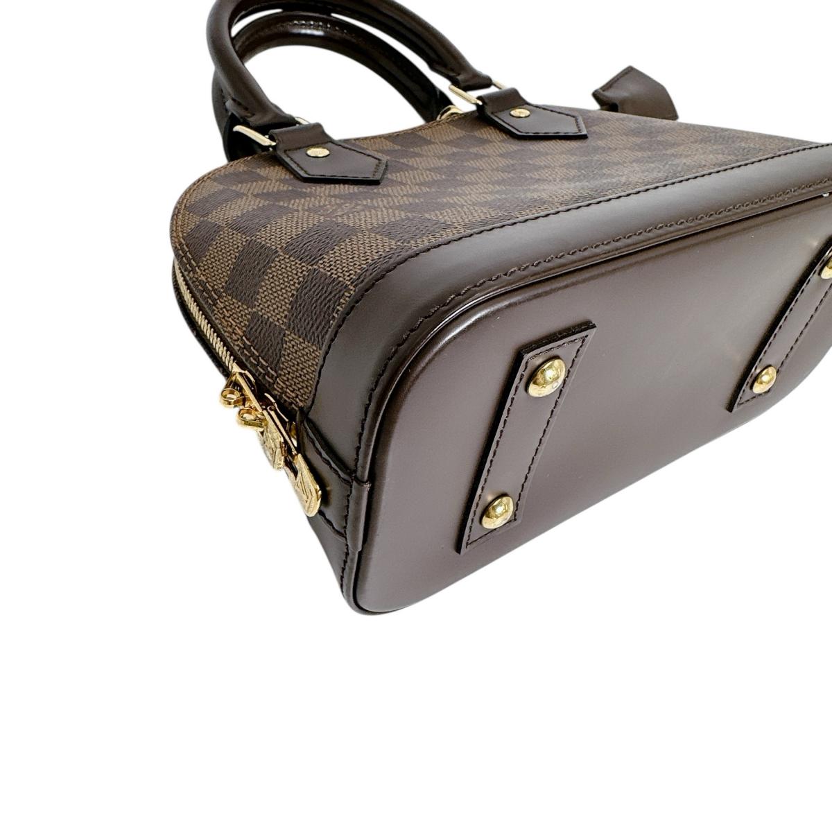 ルイヴィトン LOUIS VUITTON ハンドバッグ
 2WAYバッグ ダミエ アルマBB ダミエキャンバス N41221 ブラウン LV
 【SS】
 【中古】