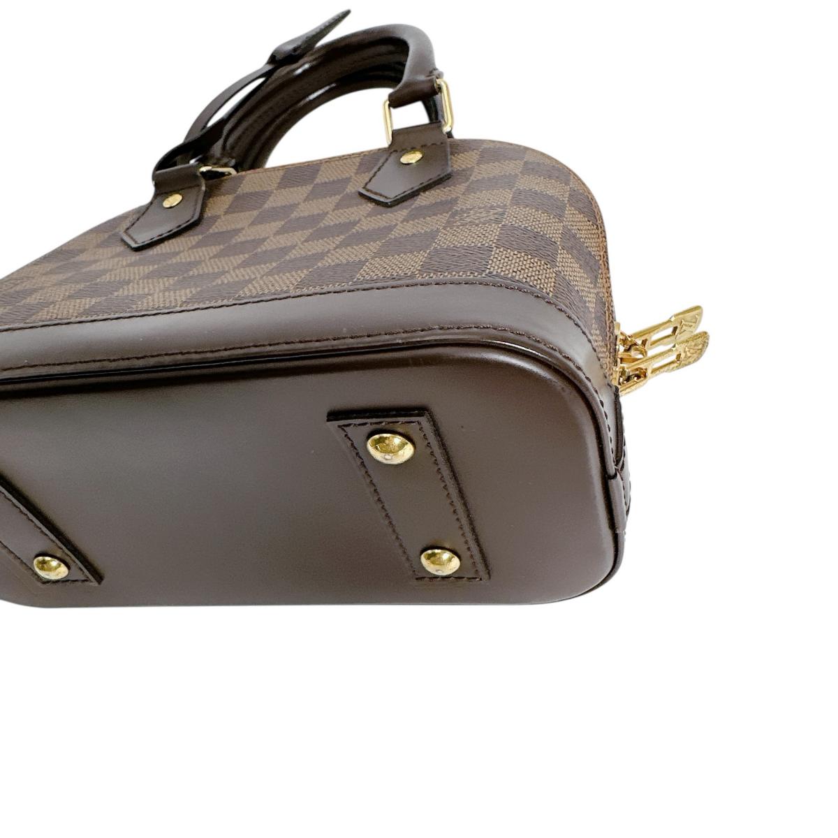 ルイヴィトン LOUIS VUITTON ハンドバッグ
 2WAYバッグ ダミエ アルマBB ダミエキャンバス N41221 ブラウン LV
 【SS】
 【中古】