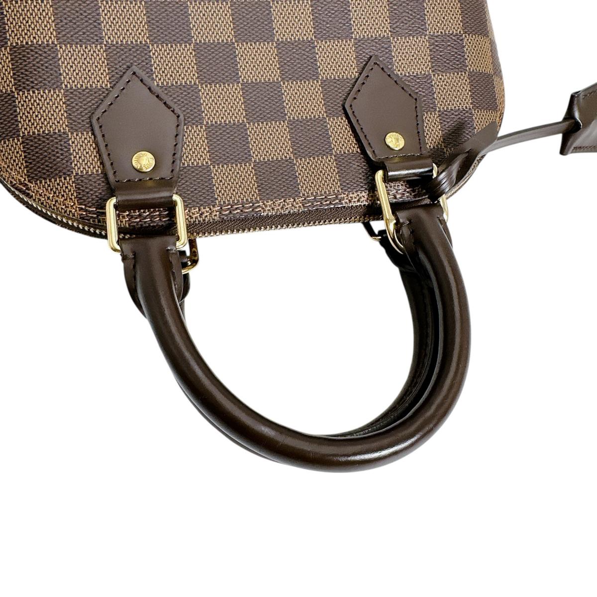 ルイヴィトン LOUIS VUITTON ハンドバッグ
 2WAYバッグ ダミエ アルマBB ダミエキャンバス N41221 ブラウン LV
 【SS】
 【中古】