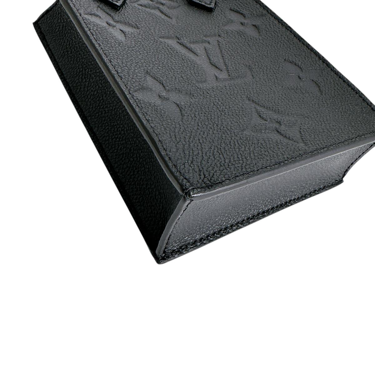 ルイヴィトン LOUIS VUITTON ショルダーバッグ
 ショルダーバッグ モノグラム プティット・サックプラ モノグラムアンプラント M81417 ブラック LV
 【中古】