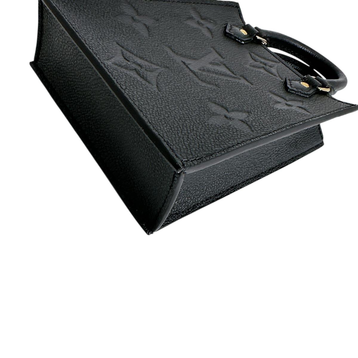 ルイヴィトン LOUIS VUITTON ショルダーバッグ
 ショルダーバッグ モノグラム プティット・サックプラ モノグラムアンプラント M81417 ブラック LV
 【中古】