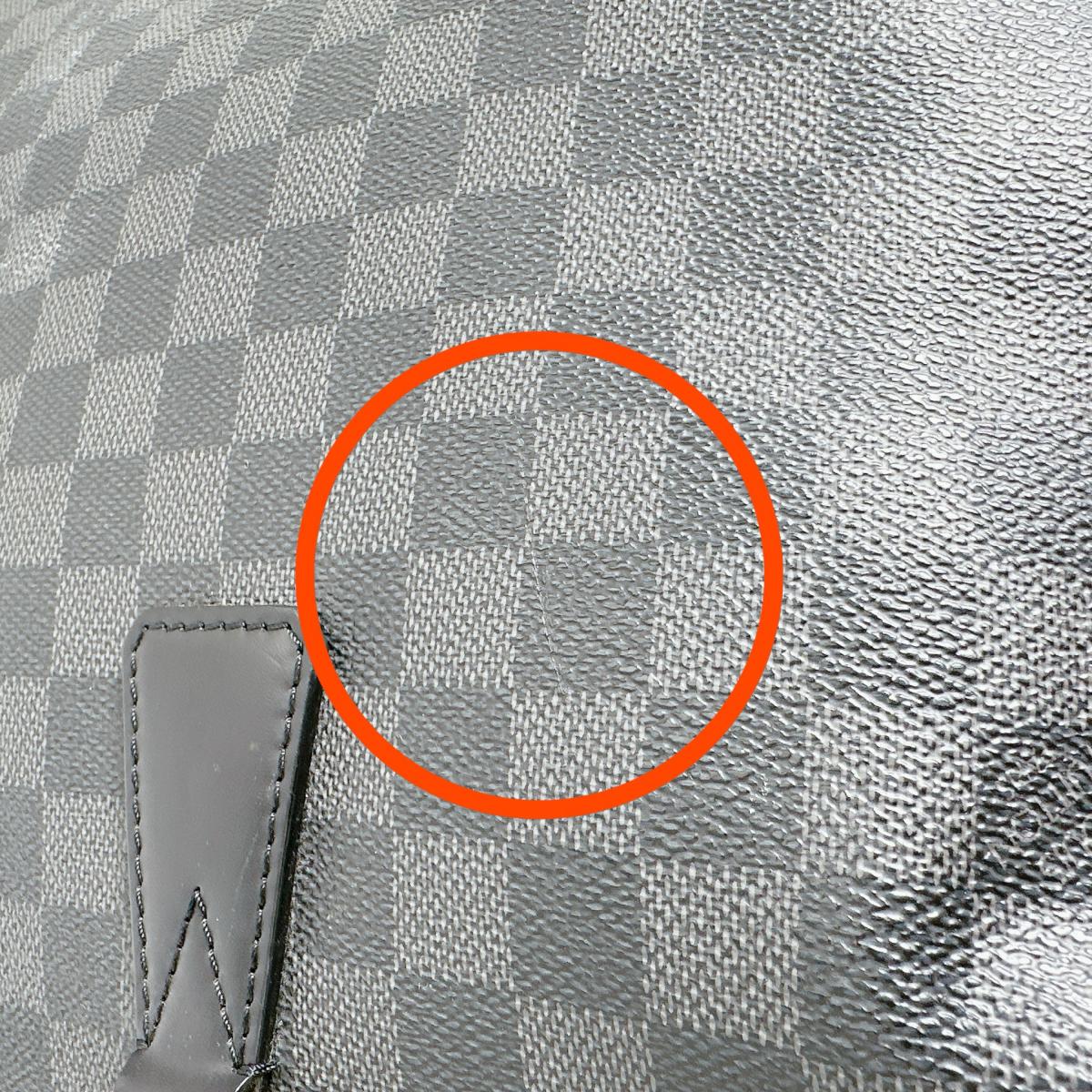 ルイヴィトン LOUIS VUITTON ビジネスバッグ
 ブリーフケース ダミエグラフィット ポルトドキュマンジュール ダミエグラフィットキャンバス N48224 ブラック LV
 【SS】
 【中古】