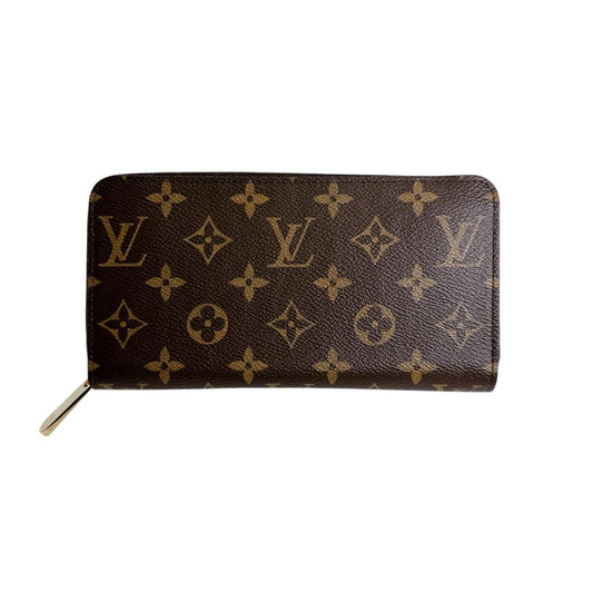 ルイヴィトン LOUIS VUITTON 長財布
 ジッピーウォレット モノグラム ラウンドファスナー モノグラムキャンバス M60017 ブラウン LV
 【中古】